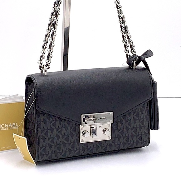 MICHAEL KORS ROSE SMALL XBODY BLACK SIGNATURE COLOR - Picture 1 of 15